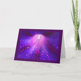 Cartão Dewy Morning Glory Blank