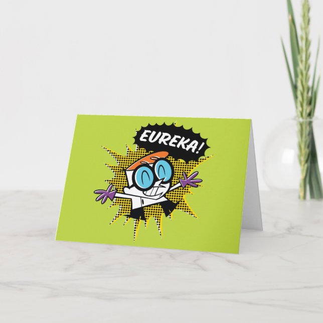 Cartão Dexter "Eureka"! Gráfico de chamada de meio tom (Frente)