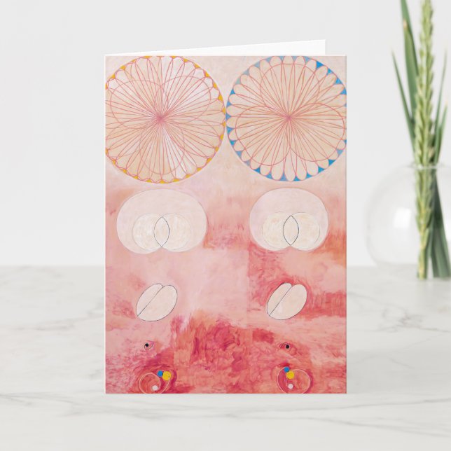 Cartão Dez Maiores, 9, Idade Antiga | Hilma af Klint | (Frente)