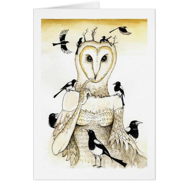 Cartão Dez para um pássaro que você não deve faltar (Frente)