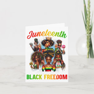 Cartão Dezembro de 2024 Celebra a Liberdade Negra Histo 1