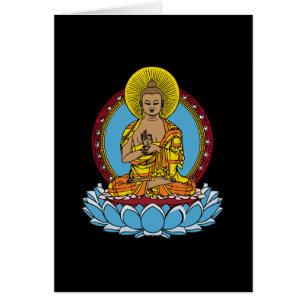 Cartão Dharmachakra Buddha