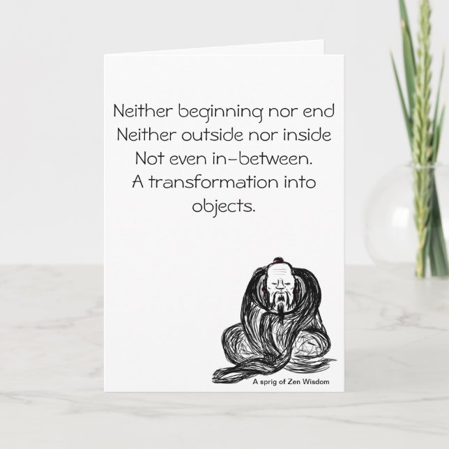 Cartão Dharmas from Mind Greeting Card (Frente)