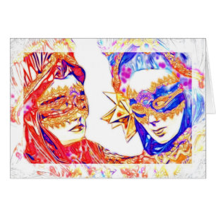 Cartão Di Venezia de Carnevale