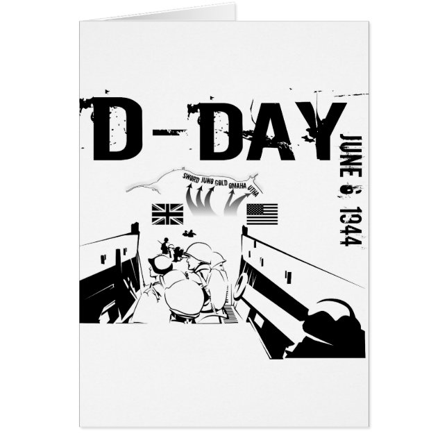 Cartão DIA 6 de junho de 1944 (Frente)
