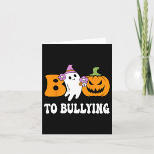 Cartão Dia Boo Para a Consciencialização do Bullying Fant