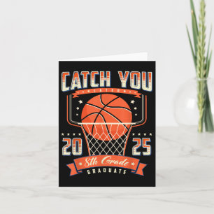Cartão Dia da Formatação do 8º Ano de 2025 - Basquete