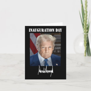 Cartão Dia da Inauguração 2025 - Presidente Donald Trump