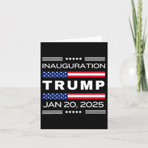 Cartão Dia da Inauguração do Presidente Donald J. Trump 2
