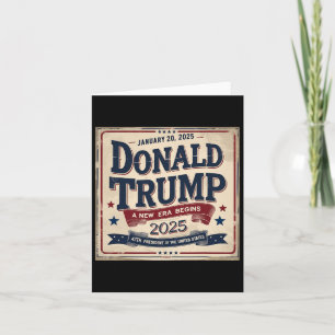 Cartão Dia da Inauguração do Presidente Donald Trump 2025
