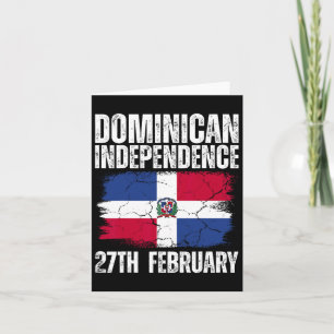 Cartão Dia da Independência da República Bandeira da Repú