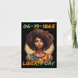 Cartão - Dia da Independência das Mulheres Afro-Americana