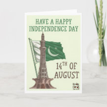 Dia da Independência do Paquistão - Simples