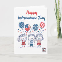 Dia da Independência dos EUA - Crianças Fofas