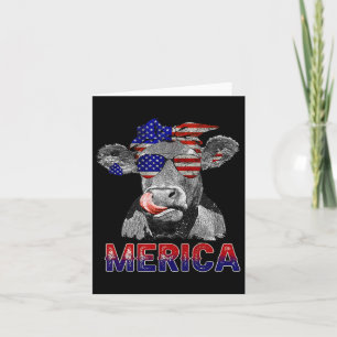 Cartão Dia da Independência Vaca Merica 4º Dia Das Vacas