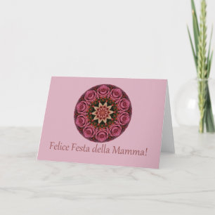 Cartão Dia da Mãe Feliz italiana!