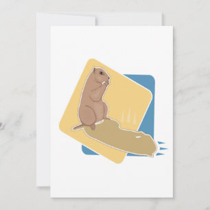 Cartão Dia da Marmota