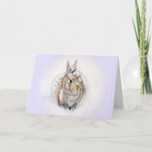 CARTÃO DIA DA NEVE DO COELHO