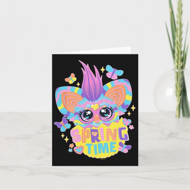 Cartão Dia da Páscoa de peles (Frente)