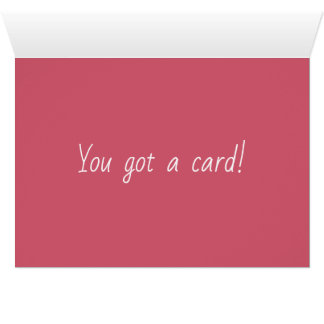 Cartão Dia da Sorte