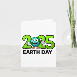 Cartão Dia da Terra 2025 Crianças de Aniversário do Dia d