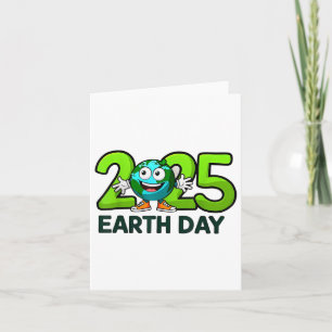 Cartão Dia da Terra 2025 Dia da Terra Engraçado Aniversár