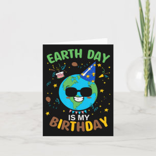 Cartão Dia da Terra é meu aniversário 3