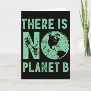Cartão Dia da Terra Não Há Planeta B Mulheres Ambientais