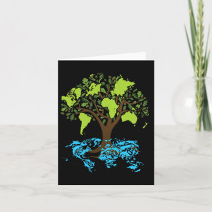 Cartão Dia da Terra Oferece Ecologia e Ciência Ambiental
