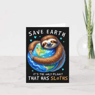 Cartão Dia da Terra Salvar a Terra É o único planeta que 