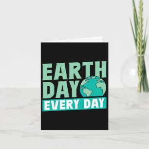 Cartão Dia da Terra Todos os Dias Salvar a Natureza Conse