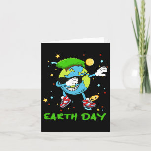 Cartão Dia da Terra Todos os Dias Salve Nosso Planeta Ter