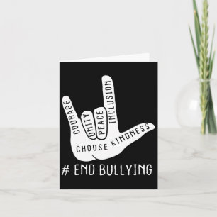 Cartão Dia da Unidade Laranja Crianças 2024 Anti Bullying