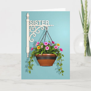 Cartão Dia das Irmãs Queridas Card Blooms