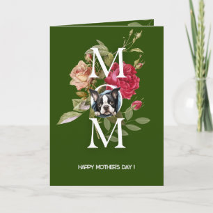 Cartão Dia das Mães Bulldog Francês Personalizável
