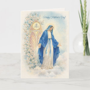 Cartão Dia das Mães Cristão Flor de Dogwood Maria