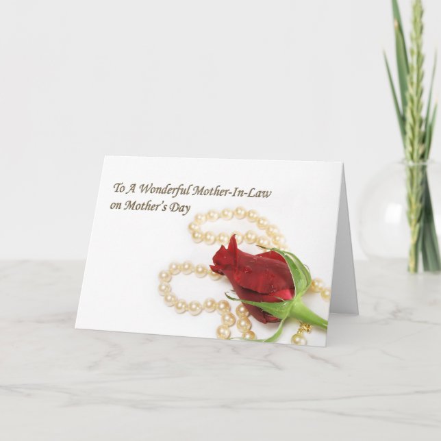 Cartão Dia das mães da sogra (Frente)