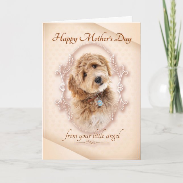 Cartão Dia das Mães Doodle Engraçado (Frente)