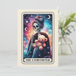 Cartão Dia das Mães Esqueleto O Consolador Teddy Tarot