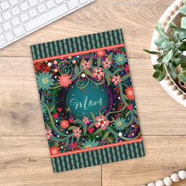 Cartão Dia das Mães Felizes e Bonito Elegantes Modernas e