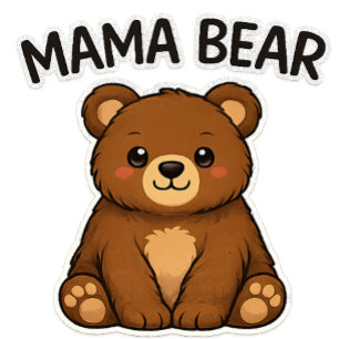 Cartão Dia das Mães Mama Bear