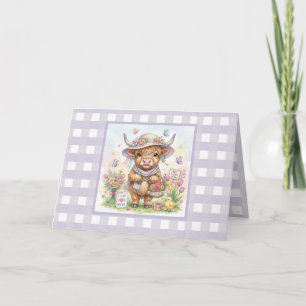 Cartão Dia das Mães Personalizado Feliz Avó Vaca das Terr