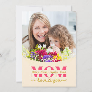 Cartão Dia das Mães Personalizado I Foto & Mensagem Pesso