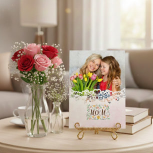 Cartão Dia das Mães Personalizado I Foto & Mensagem Pesso