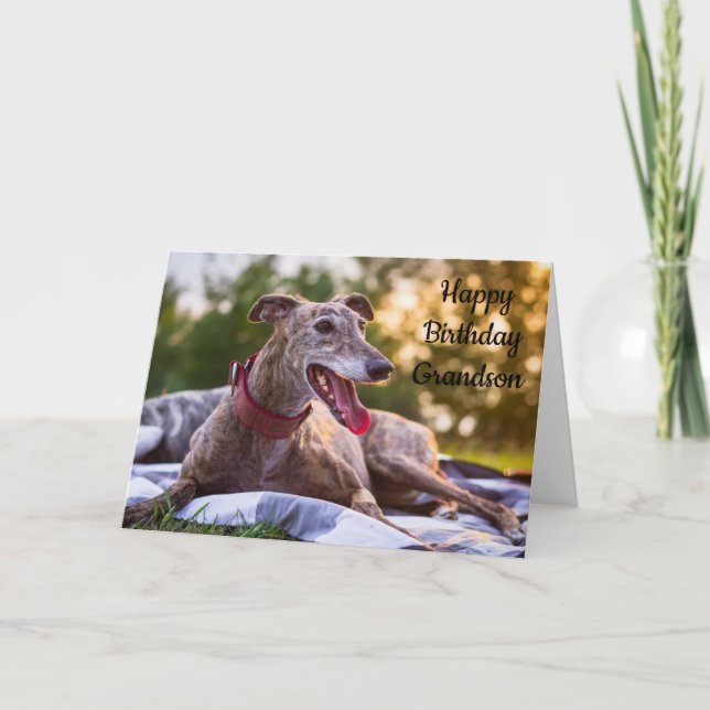 CARTÃO *DIA DE ANIVERSÁRIO DO GRANDSON* ESPERO QUE ESTEJA (Frente)