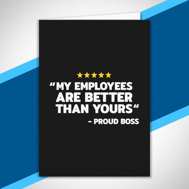 Cartão Dia de Apreciação do Funcionário - Presente no Dia (Criador carregado)