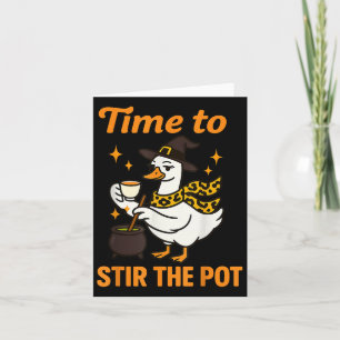 Cartão Dia de as Bruxas engraçado Feiticeiro Cai Na Hora 