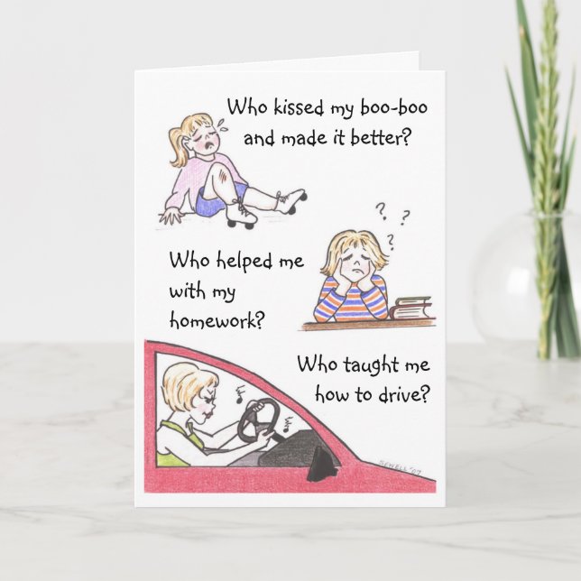 Cartão Dia de as mães (Frente)