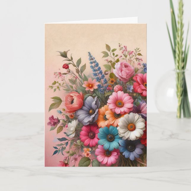 Cartão Dia de as mães 4 feliz (Frente)