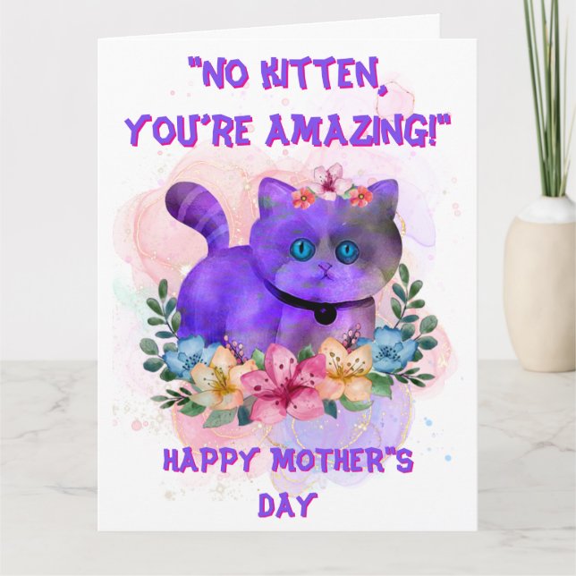 Cartão Dia de as mães da mãe incrível (Frente)